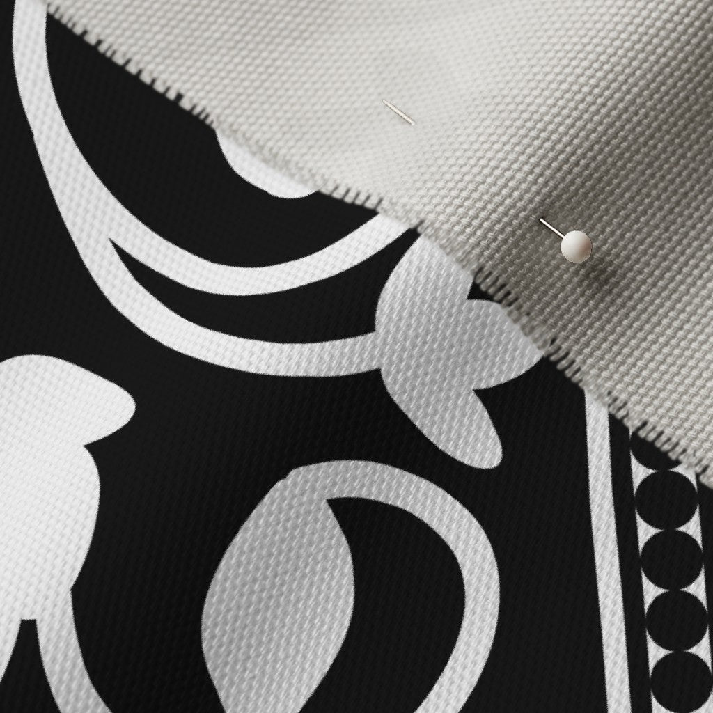Chevron (Black, White) Fabric