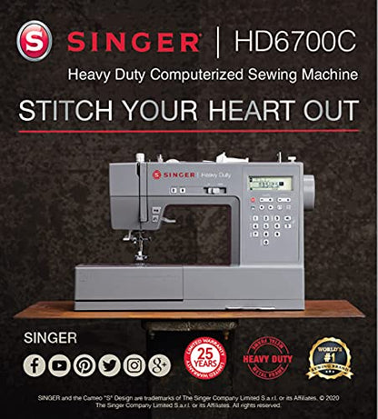 SINGER Heavy Duty 6700C Computerized Sewing Machine with Accessory Kit