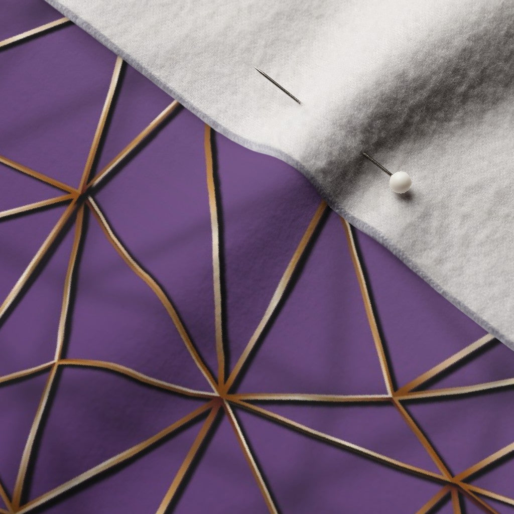 Constellation: Violet Printed Fabric
