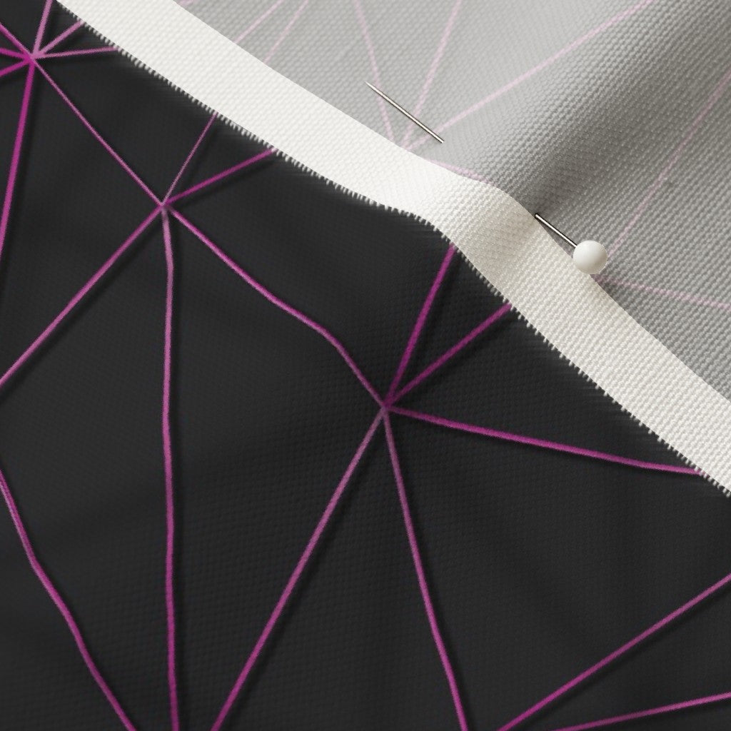 Constellation: Pink Printed Fabric