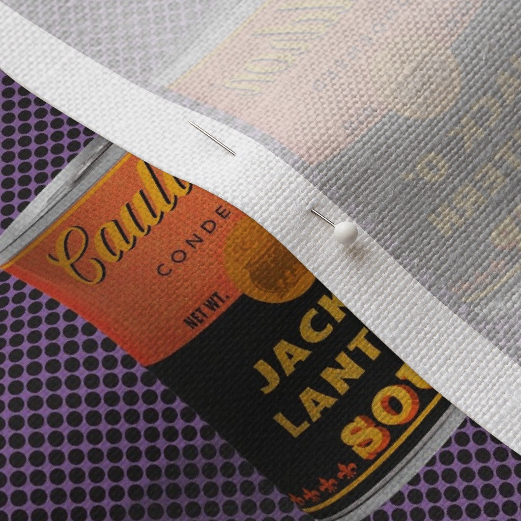 Jack O'Lantern Soup Printed Fabric