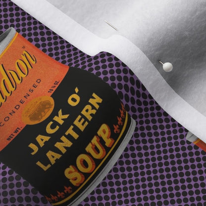 Jack O'Lantern Soup Printed Fabric