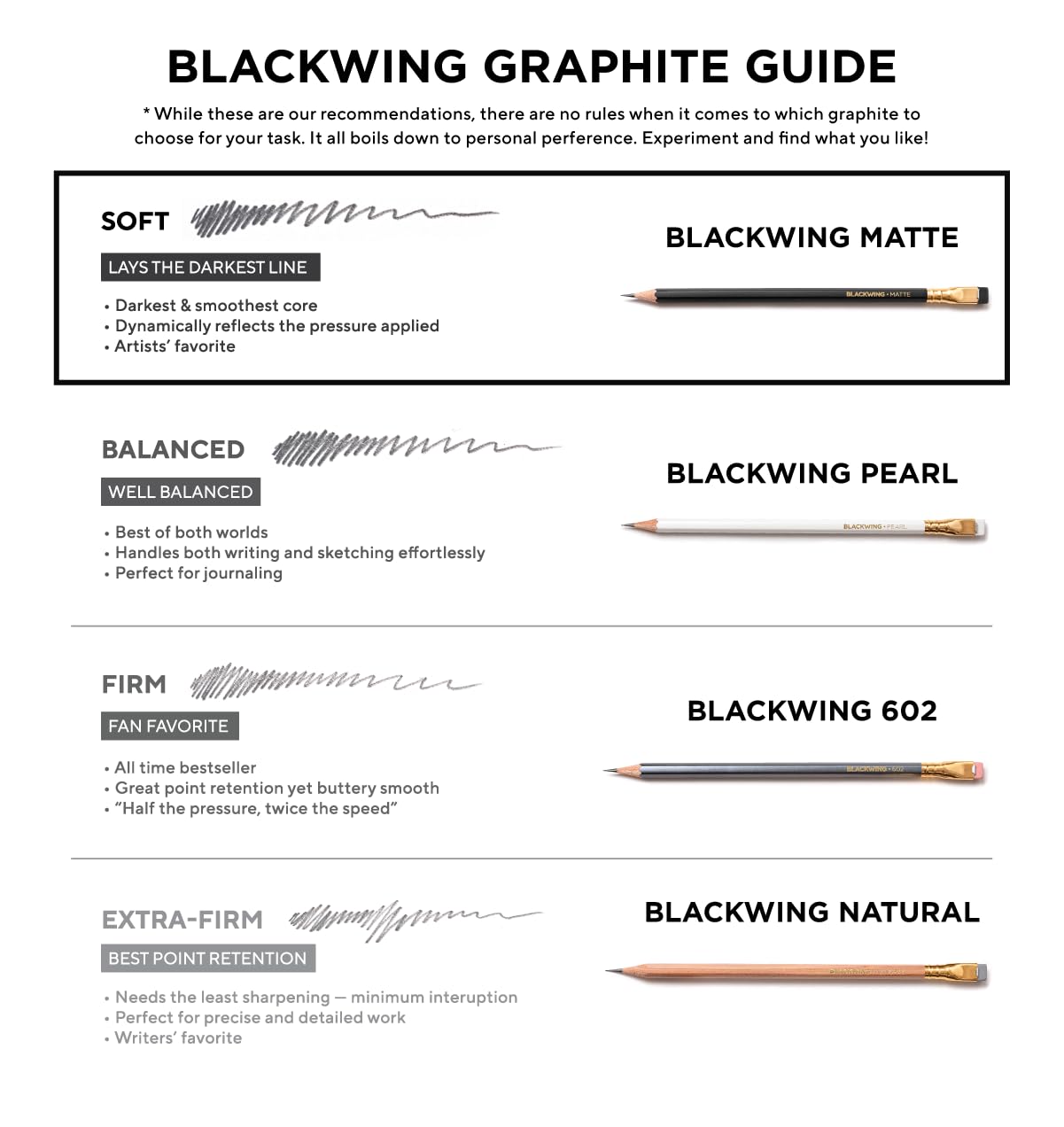 Blackwing Matte Pencils - 12 Count