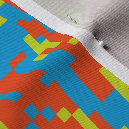 Chroma Burst Camouflage Printed Fabric