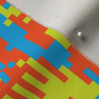 Chroma Burst Camouflage Printed Fabric