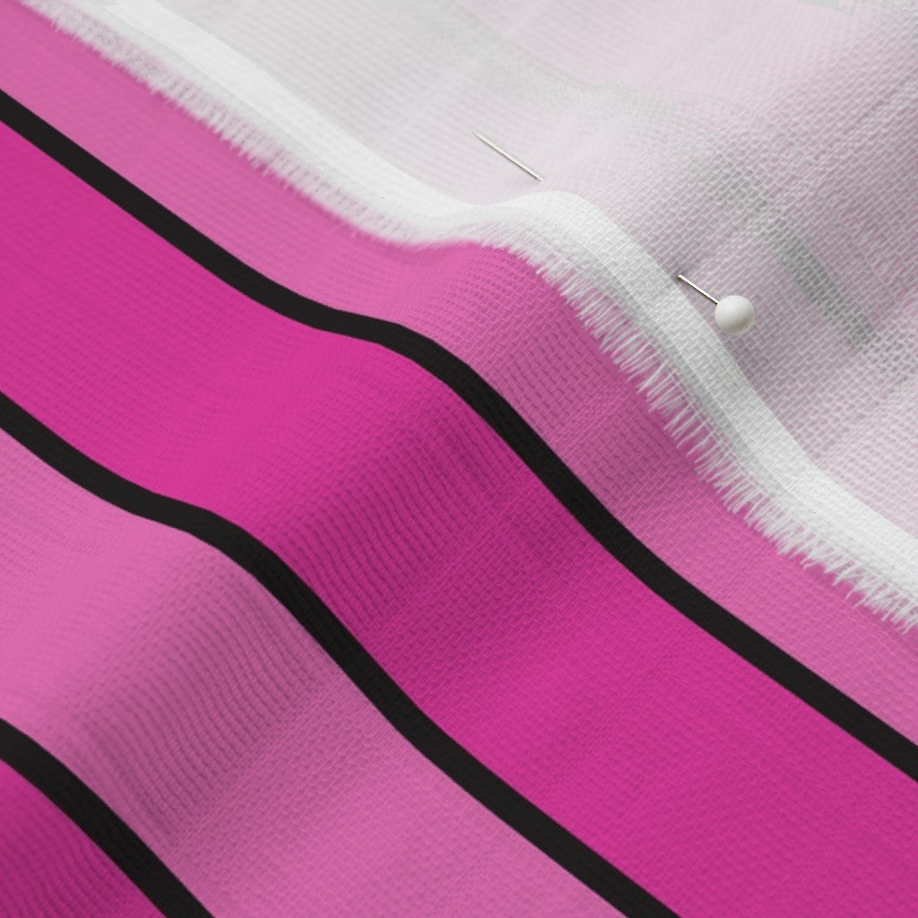 Vertical Stripes, Pink Fabric