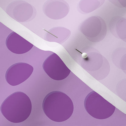 Purple 3D Dots Fabric