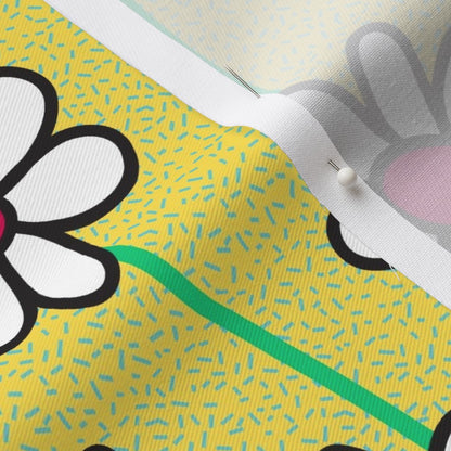 Flower Pop! Daisies Printed Fabric