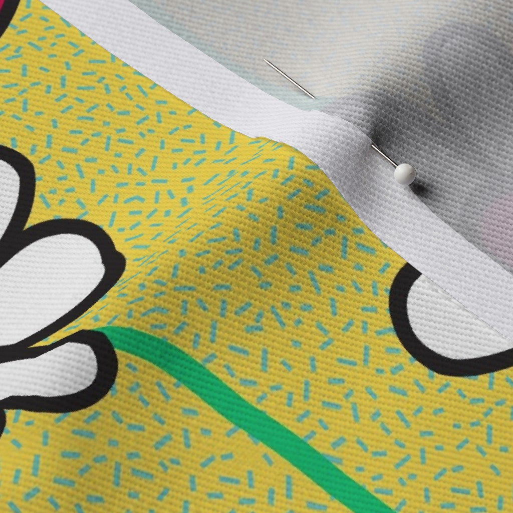 Flower Pop! Daisies Printed Fabric