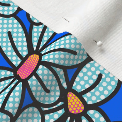 Flower Pop! Cobalt Printed Fabric
