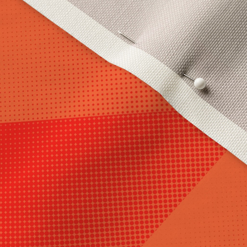 Orange Gradient Printed Fabric