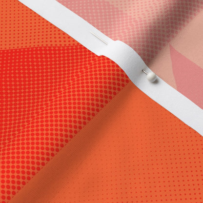 Orange Gradient Printed Fabric