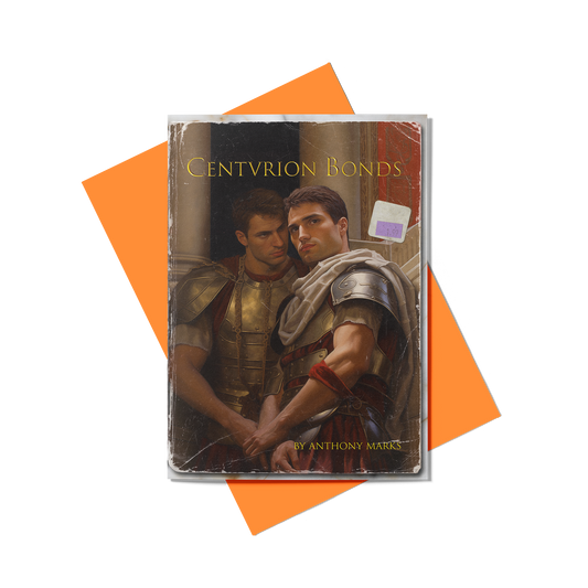 Centurion Bonds Greeting Card (Front) with Orange Envelope - Studio Ten Design