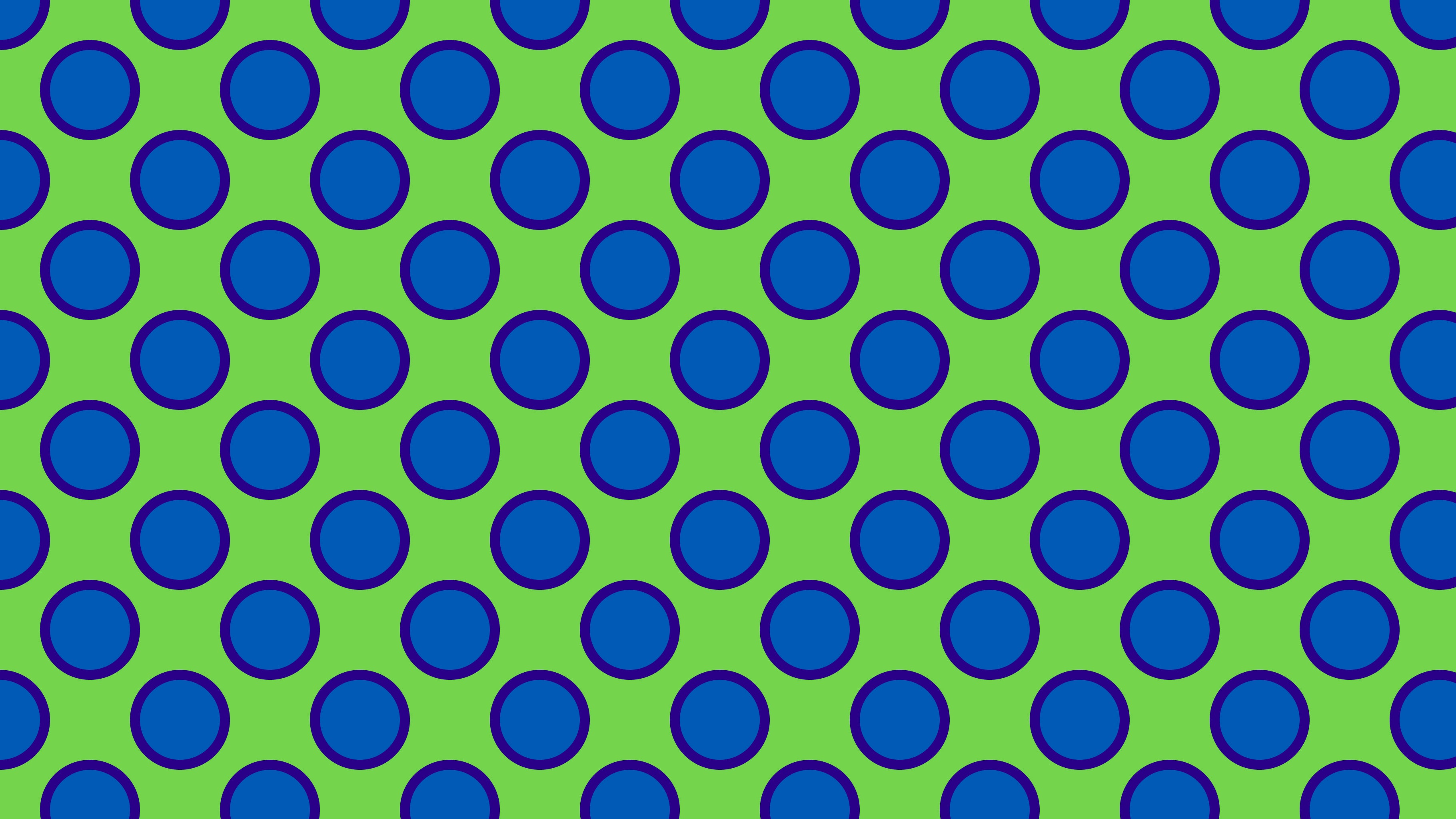 Blue Dots on Green by Studio Ten Design