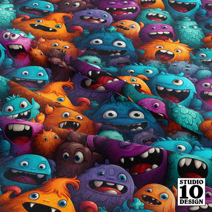 The Boo Bunch Monsters Fabric