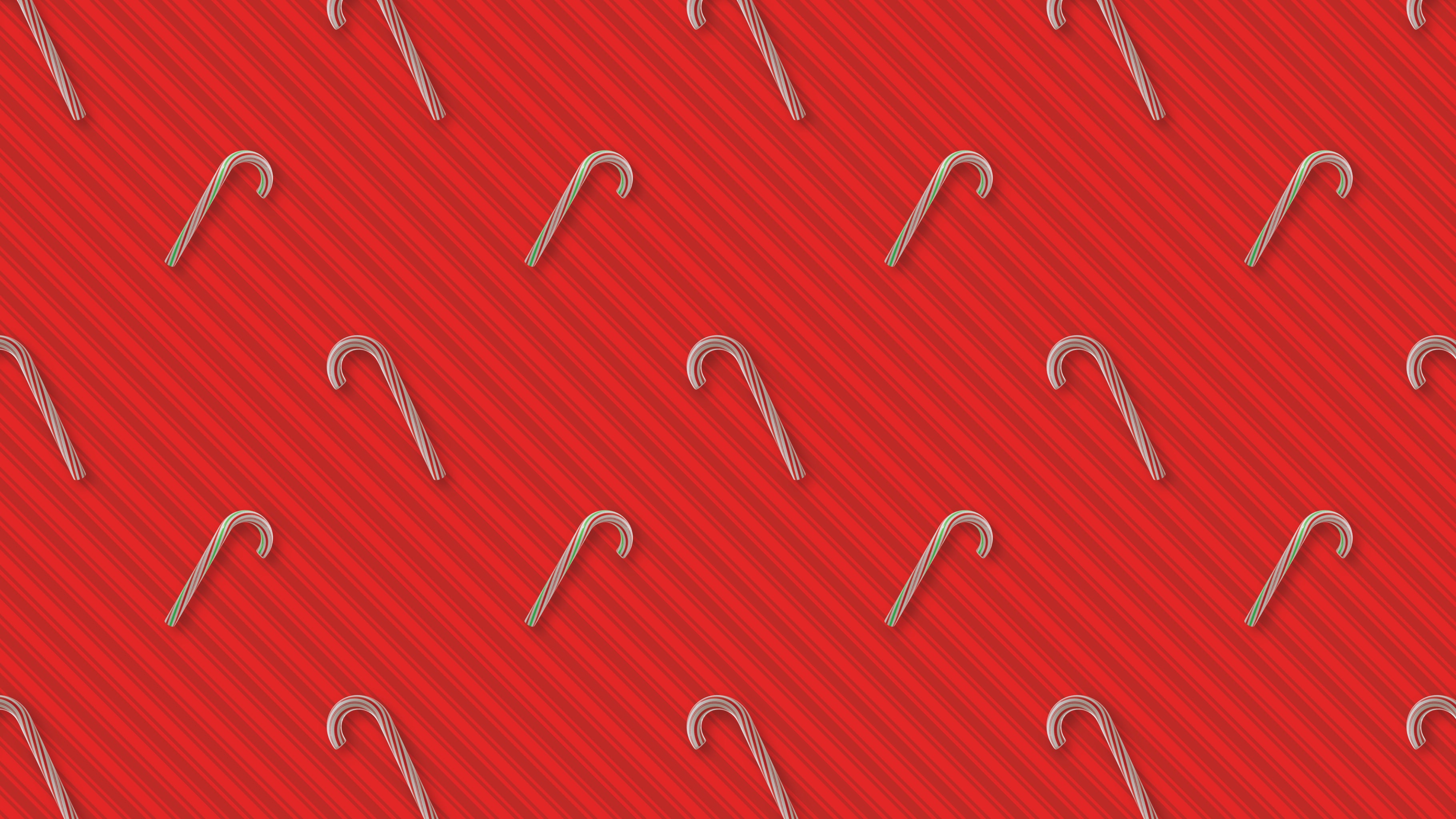 Candy Canes Red Stripe, by Studio Ten Design