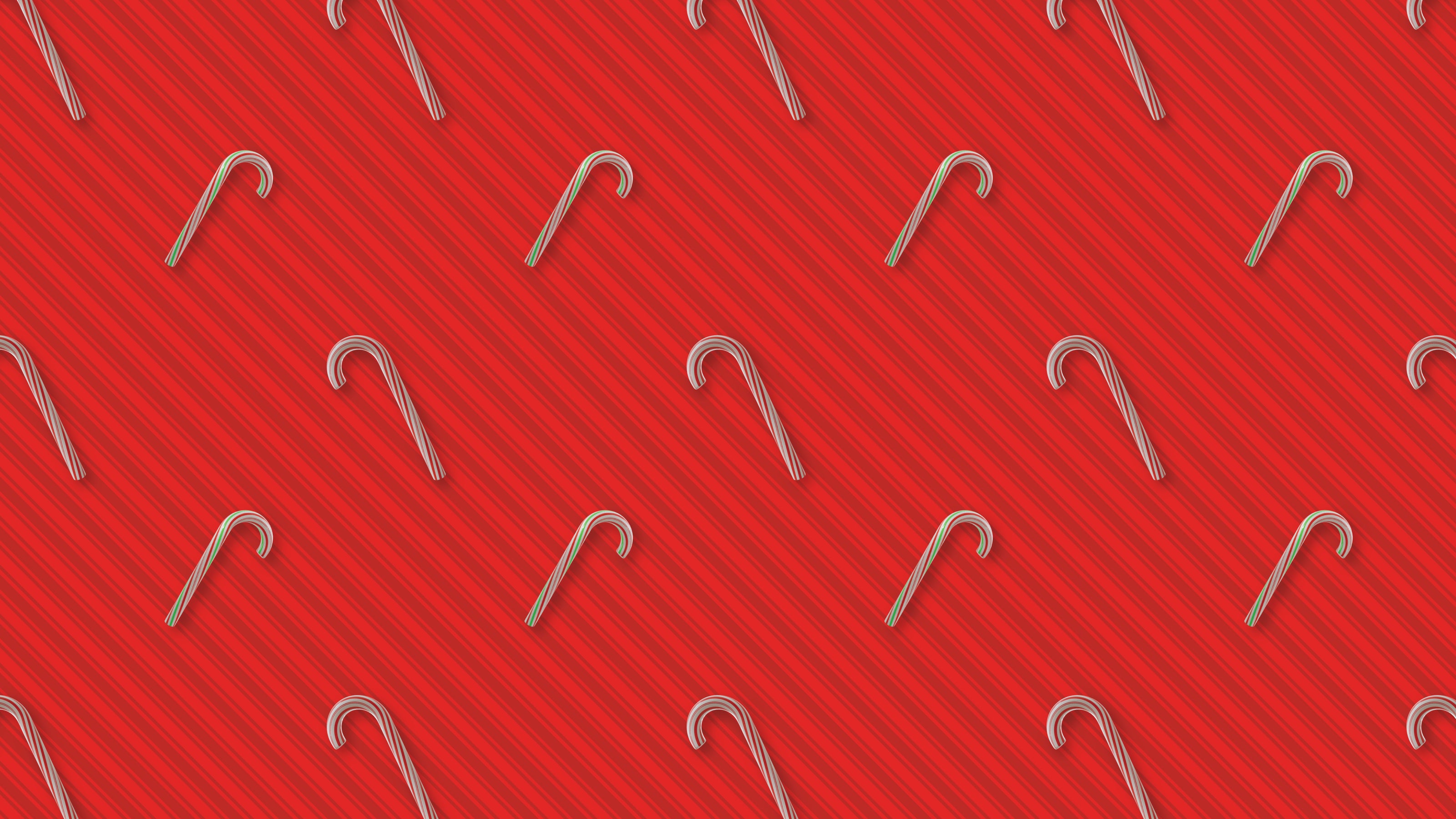 Candy Canes Red Stripe, by Studio Ten Design