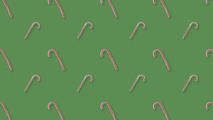 Candy Canes Green, by Studio Ten Design