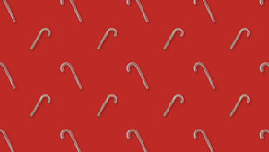 Candy Canes Red, by Studio Ten Design