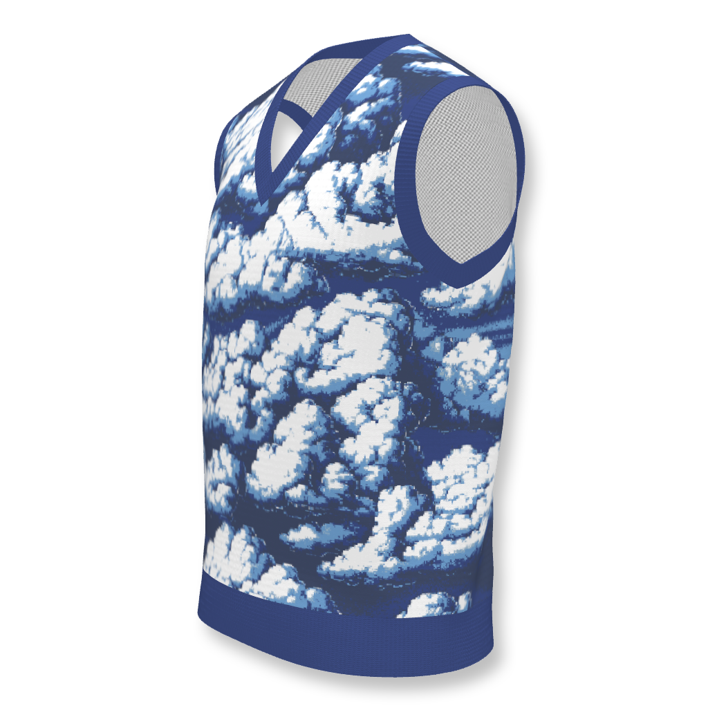 Clouds Mens V-Neck Vest