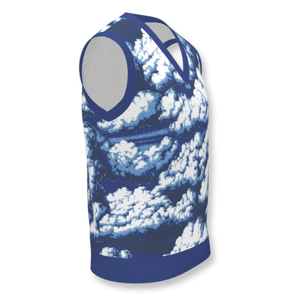 Chaleco con cuello en V para hombre Clouds