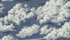"Clouds" jacquard woven fabric by Studio Ten Design