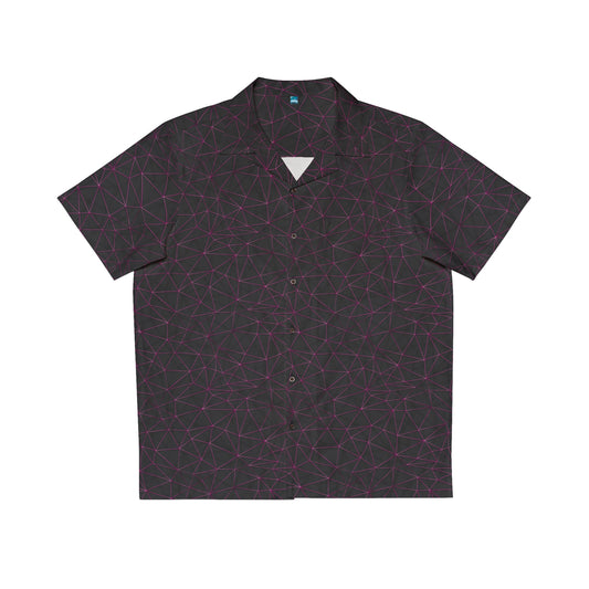 Constellation Pink Aloha Shirt (Front) by Studio Ten Design