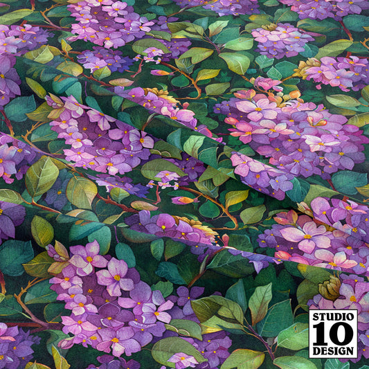 Crepe Myrtle New Orleans Printed Fabric by Studio Ten Design