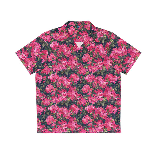 Crepe Myrtle Biloxi Aloha Shirt (Front) by Studio Ten Design