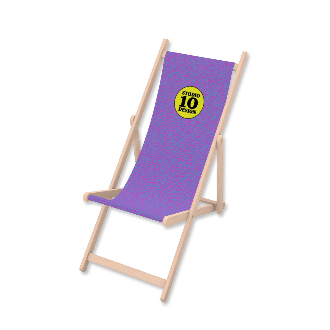 Deck Chairs with Canvas Slings printed with exclusive Studio Ten Designs