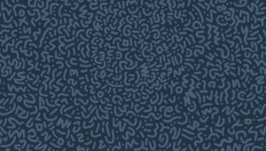 Doodle Blues pattern in jacquard woven fabric by Studio Ten Design