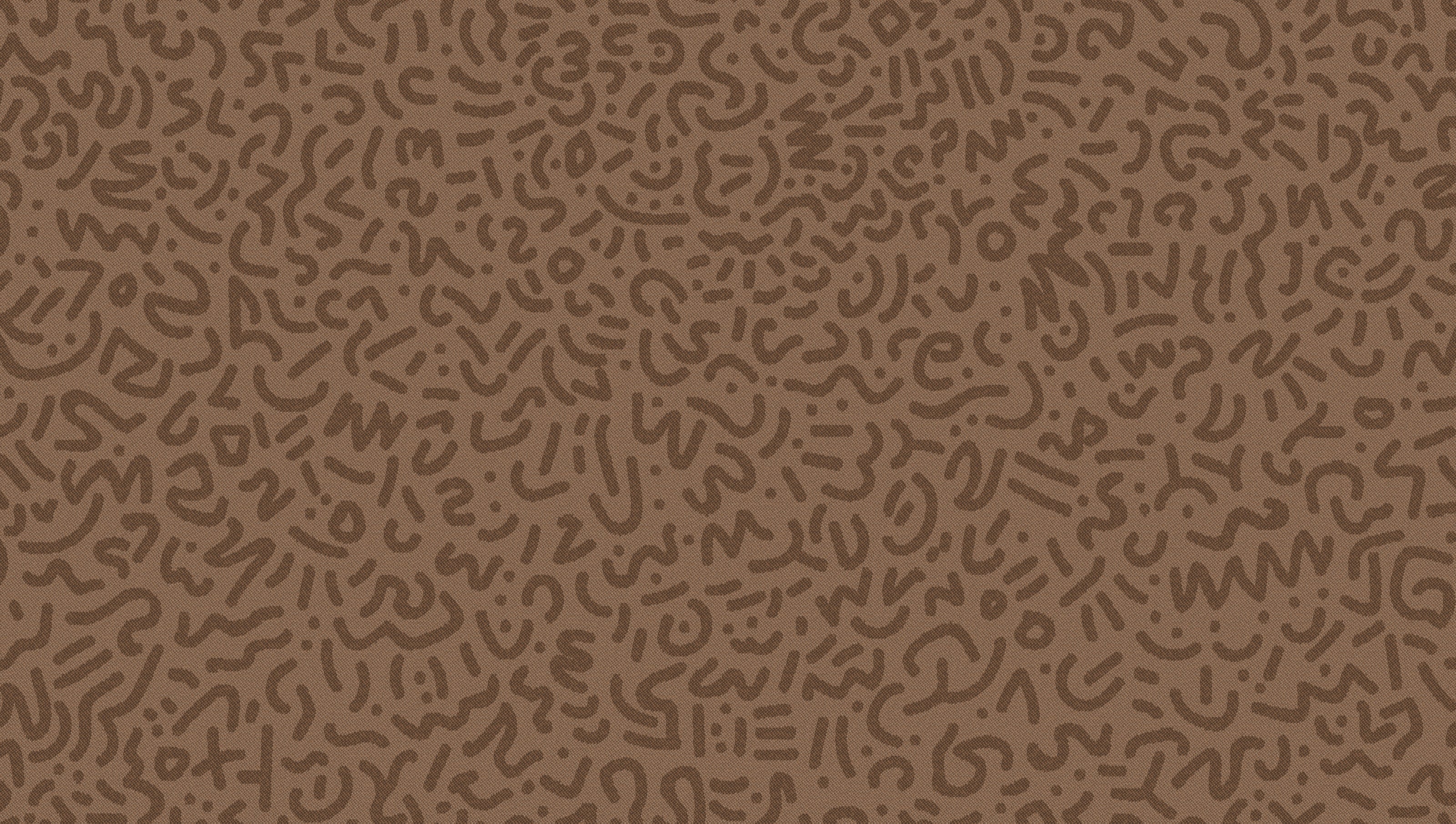 Doodle Brown jacquard woven fabric by Studio Ten Design