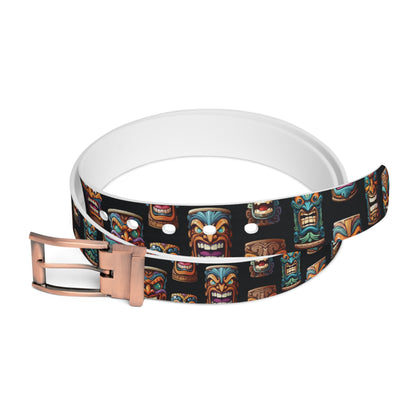 Tiki Black Unisex Belt