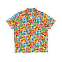 Watercolor Hibiscus (Light #3) Aloha Shirt