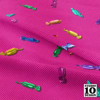 Hard Candy Magenta Printed Fabric