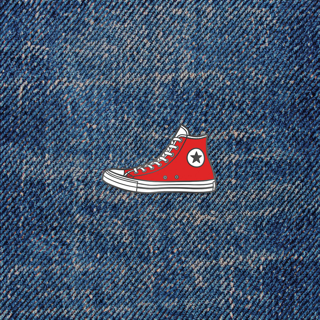 High-Top Sneaker Enamel Pin