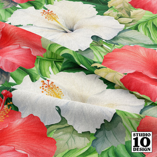 Holiday Hibiscus Fabric