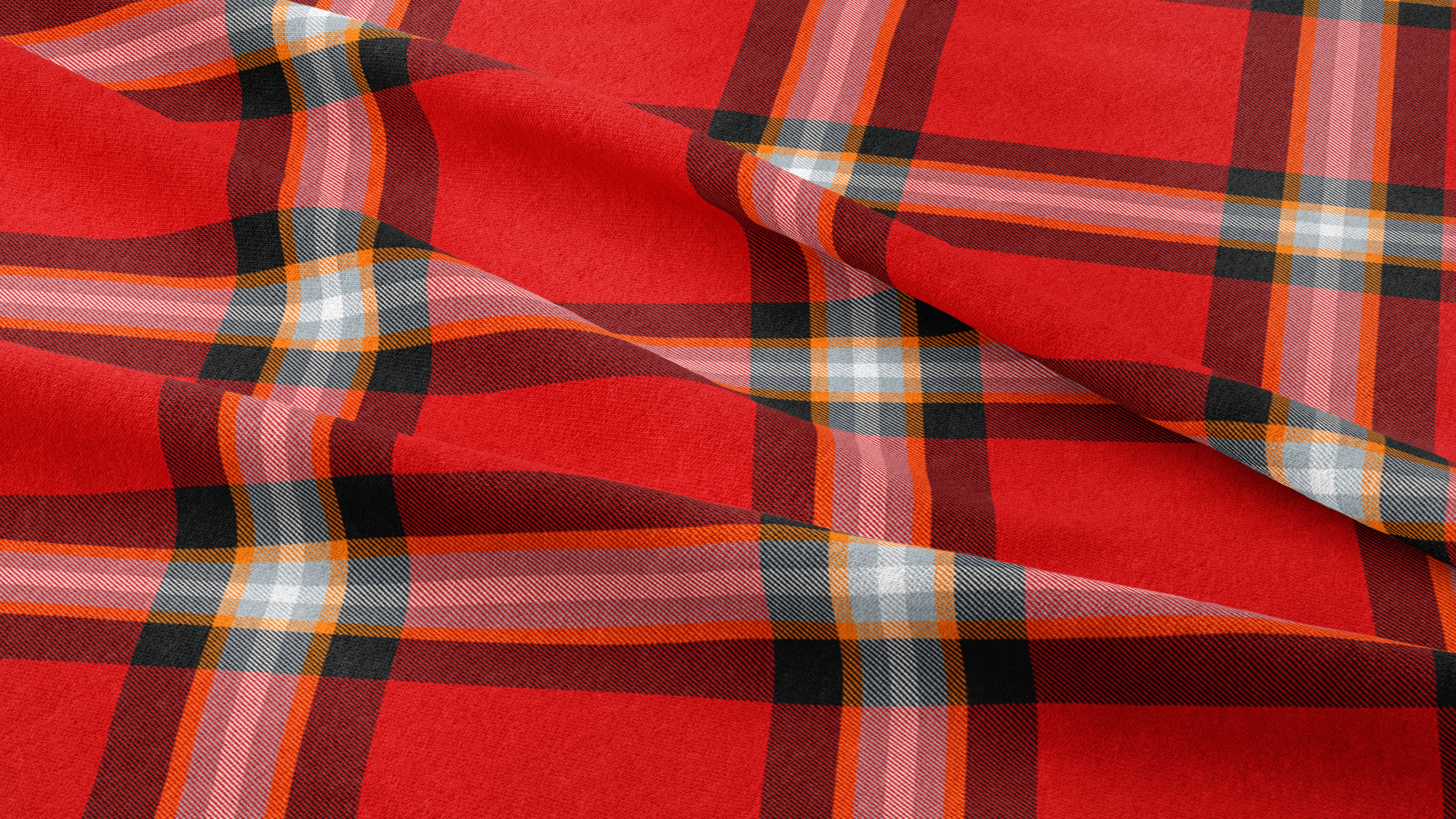 Tampa Bay Football Team Plaid