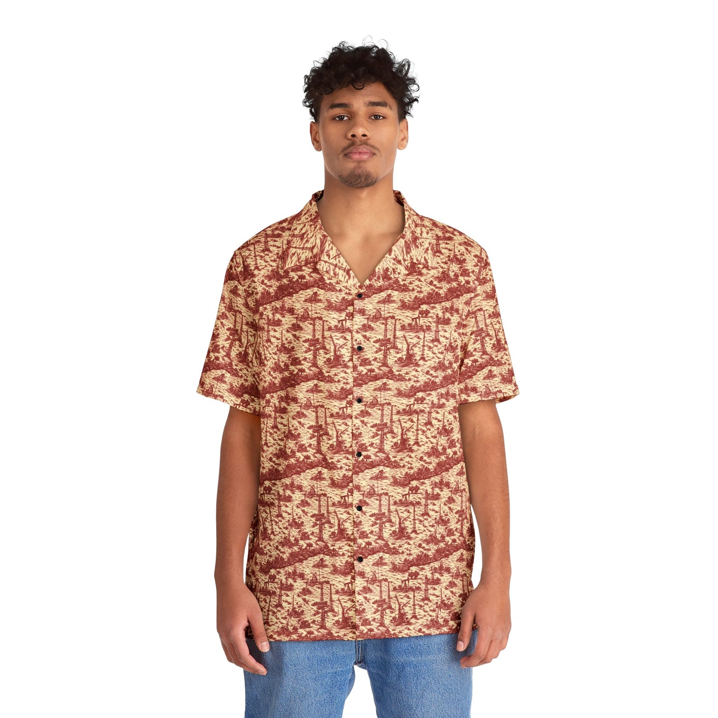 Oklahoma Toile Aloha Shirt