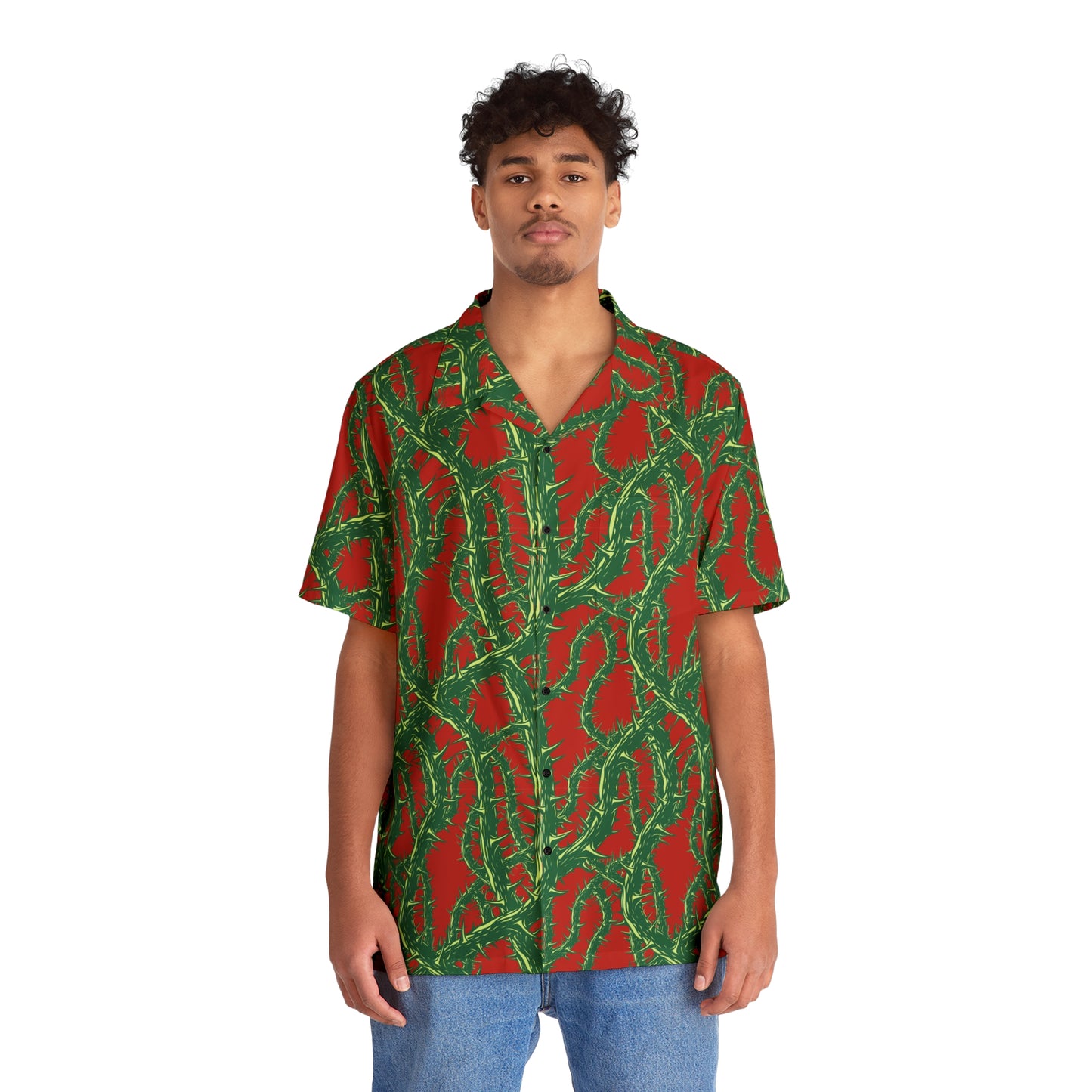 Brambles (Poppy) Aloha Shirt by Studio Ten Design