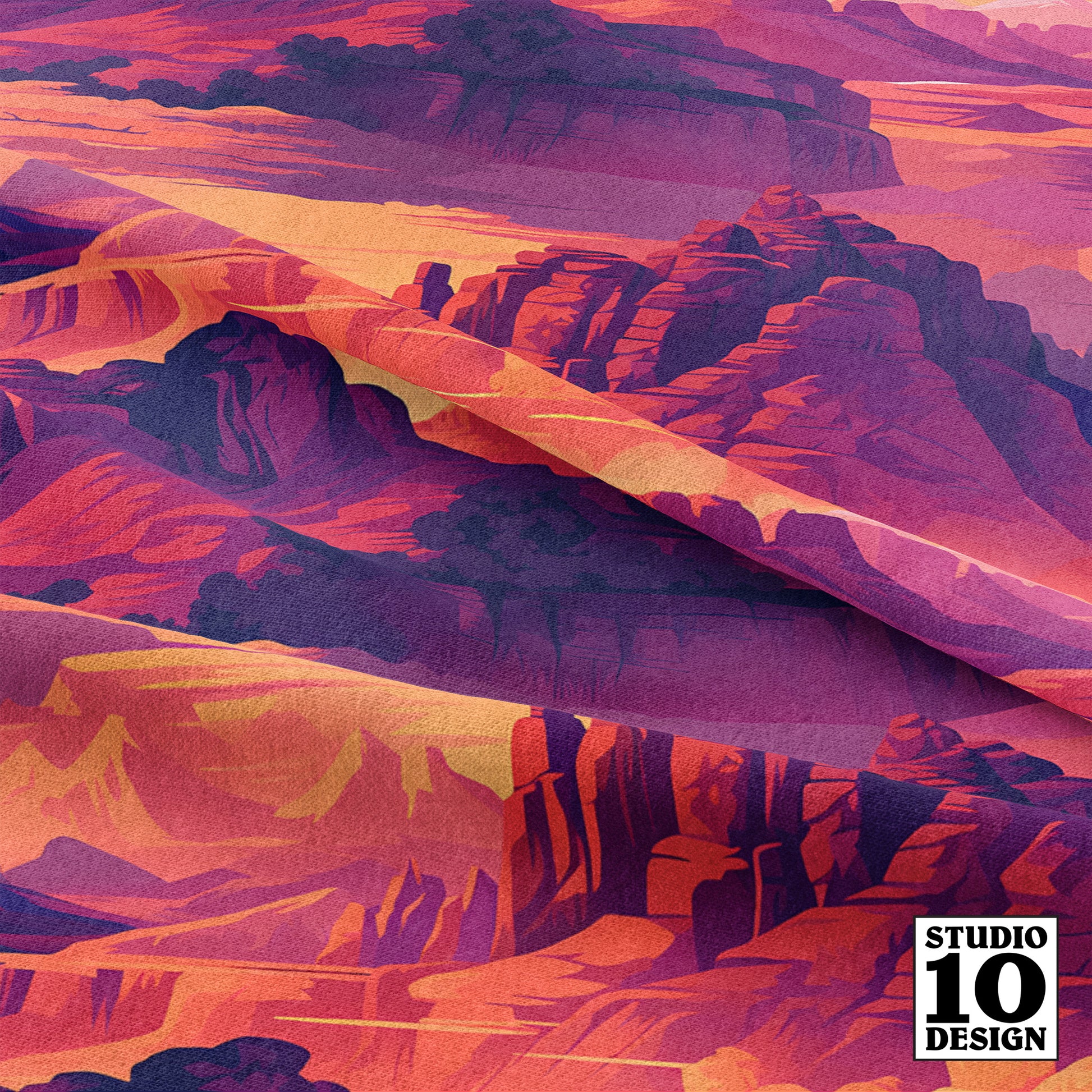 Scenic Grand Canyon Printed Fabric by Studio Ten Design