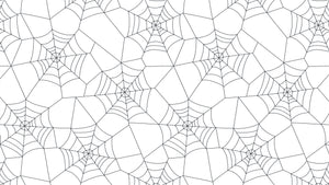 Spiderwebs White by Studio Ten Design