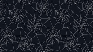 Spiderwebs Graphite by Studio Ten Design