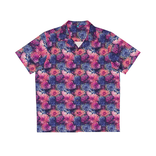 Spring Chrysanthemums Aloha Shirt (Front) by Studio Ten Design