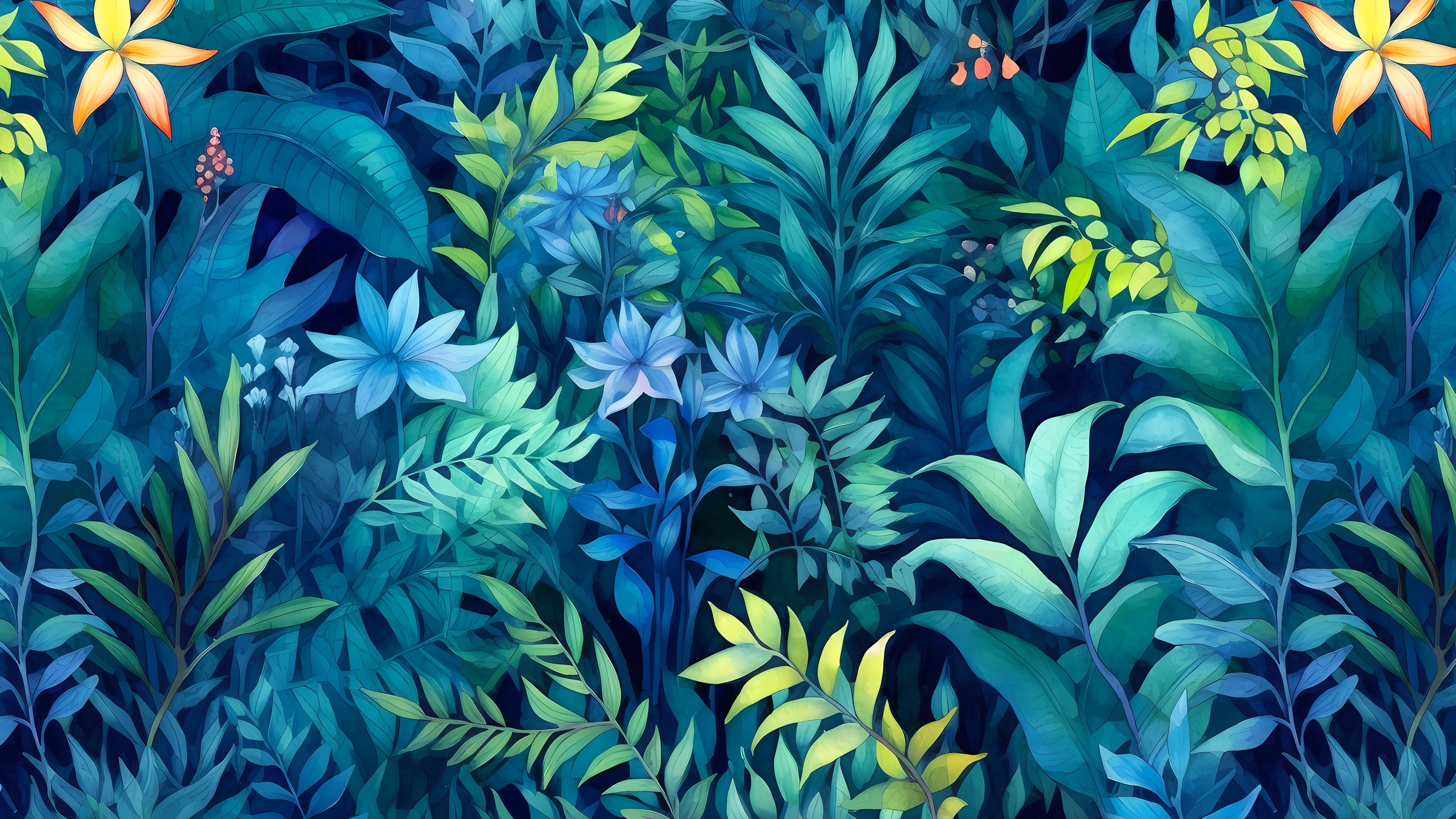 Tropical Jungle Night #2 by Studio Ten Design
