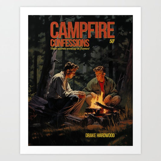 Campfire Confessions Art Print