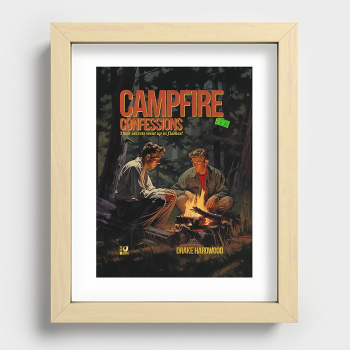 Campfire Confession Recessed Framed Print