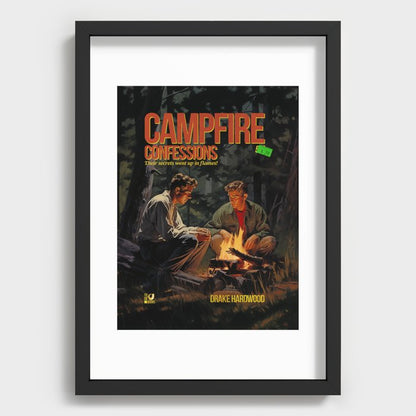 Campfire Confession Recessed Framed Print