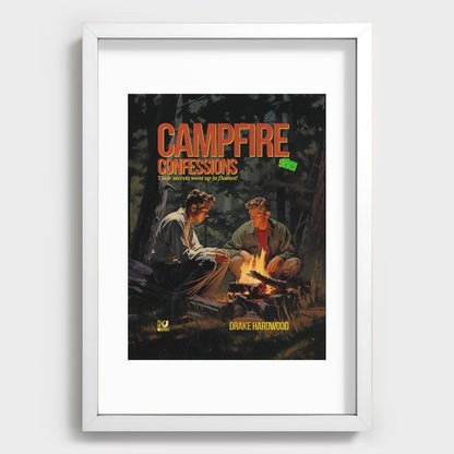 Campfire Confession Recessed Framed Print