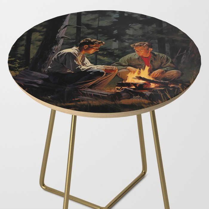 Campfire Confessions Side Table